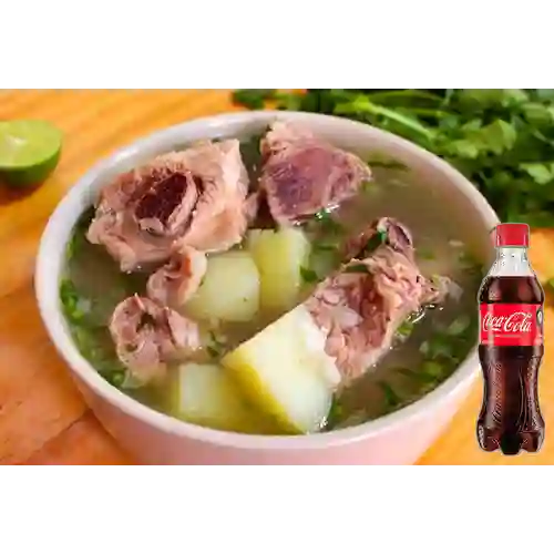 Combo Caldo de Costilla + Coca Cola Pet 500