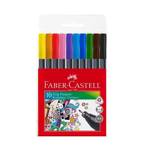 Faber Castell Rotuladores con Micropunta Grip Finepen