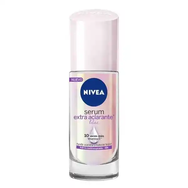 Nivea Desodorante Extra Aclarante Mujer Serum Lilac