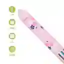 Esfero Retráctil Sakura Cat 10 Colores Miniso