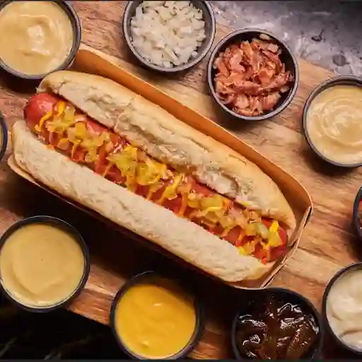 American hot dog