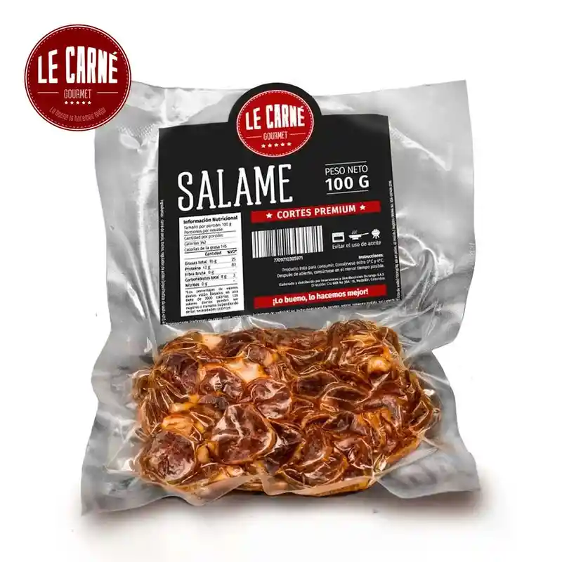 Le Carné Salame Gourmet Cortes Premium