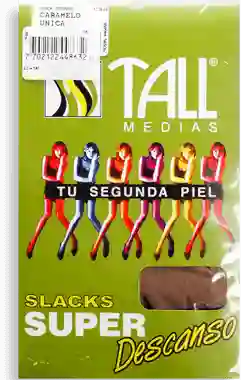 Tall Medias Slacks Super Descanso Color Caramelo Talla Única
