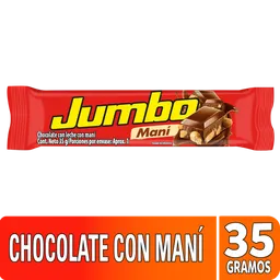 Jumbo Chocolate con Maní 