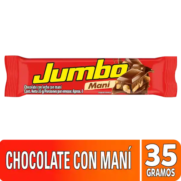 Jumbo Chocolate con Maní 