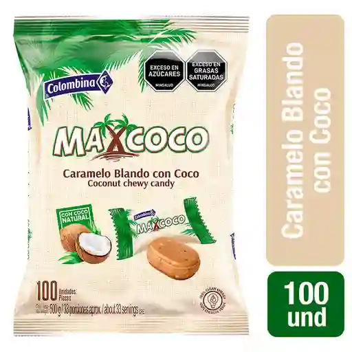 Max Coco Caramelo Blando (16bs/100/5g)