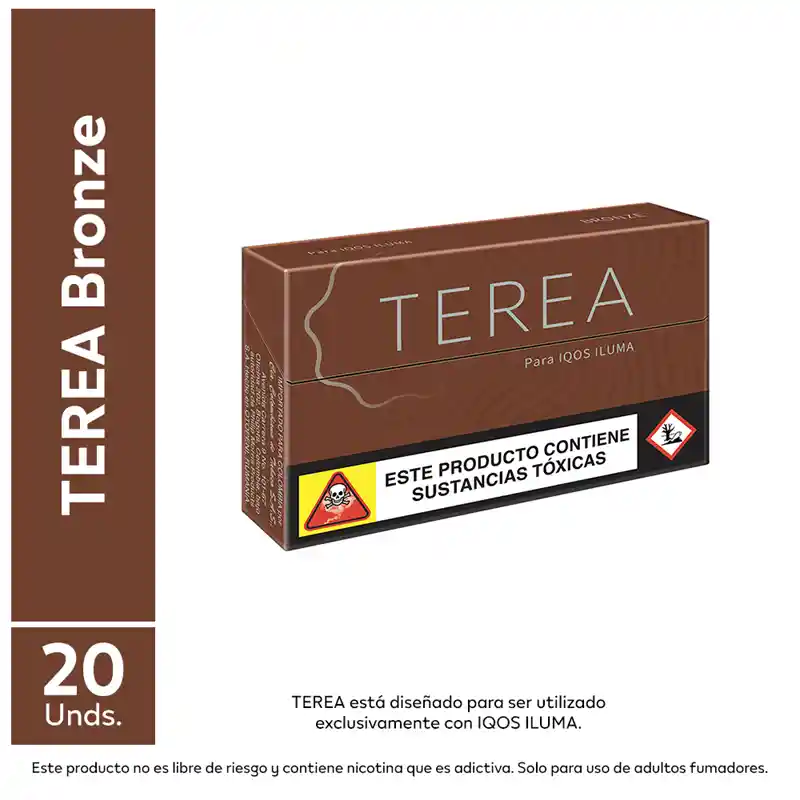 Terea Cigarrillo Bronze Cajetilla