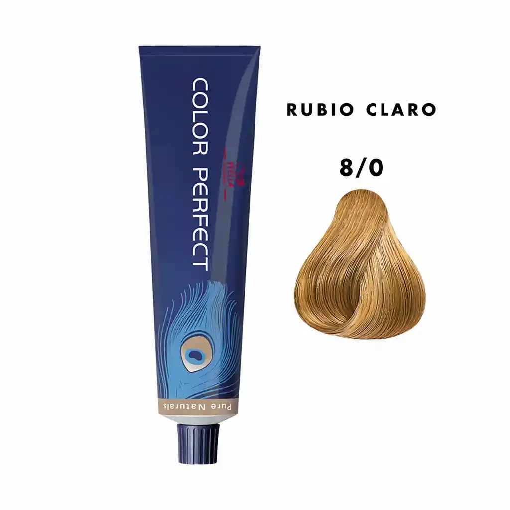 Wella Tinte para el Cabello Pure Naturals 8/0 Rubio Claro 