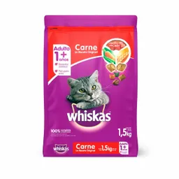 Whiskas Alimento Gato Adulto Sabor Carne
