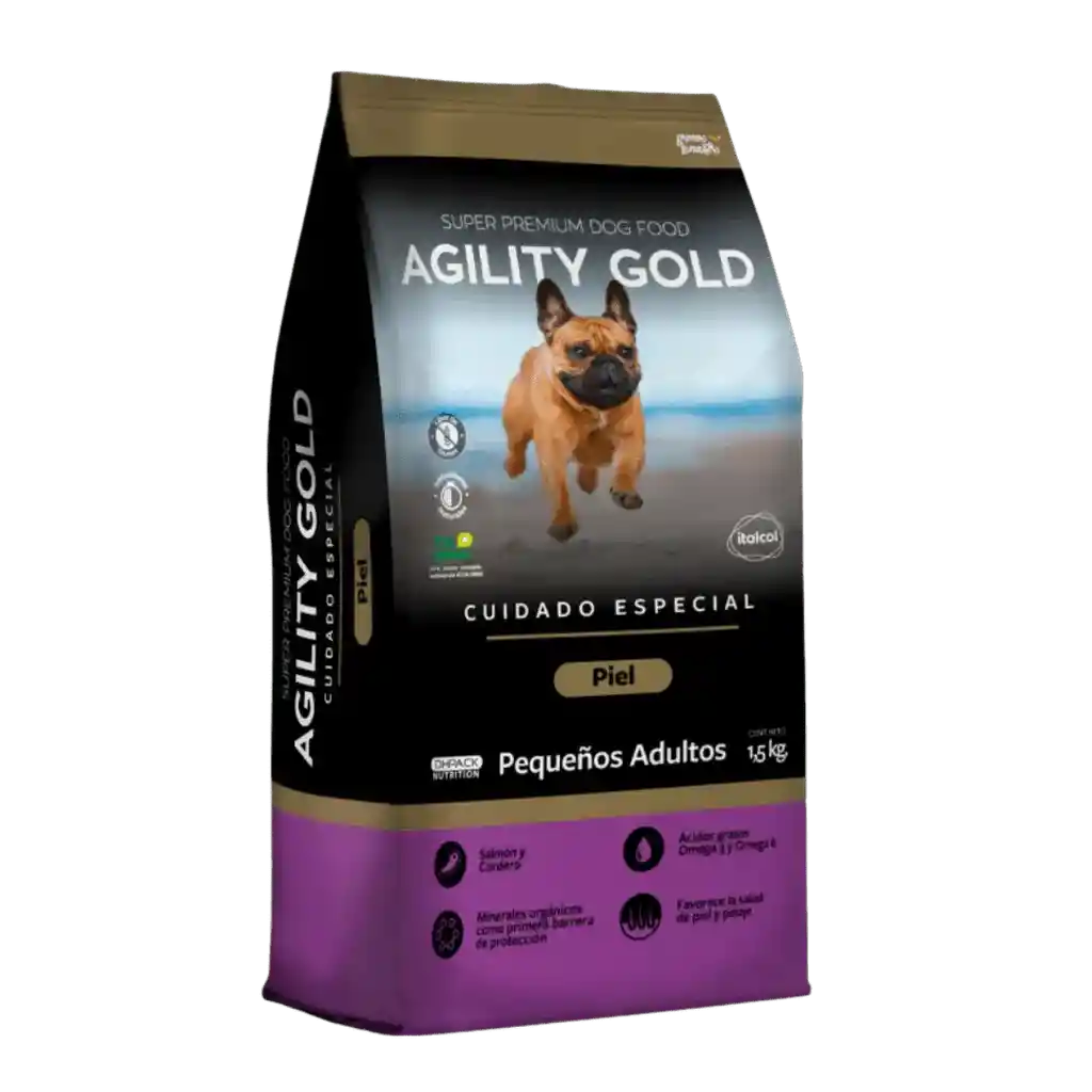 Agility Gold Alimento para Perro Adulto Pequeño Piel