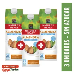 3 x Leche Almendras Natures Heart