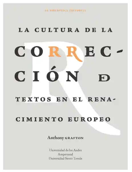 La cultura de la corrección de textos en el Renacimiento europeo