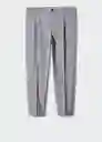 Pantalón Nasta Gris Claro Vigoré Talla 38 Hombre Mango