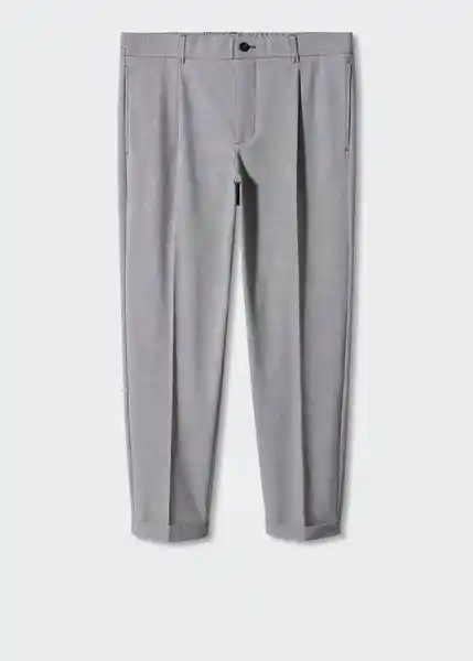 Pantalón Nasta Gris Claro Vigoré Talla 38 Hombre Mango