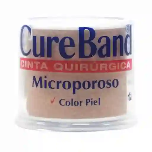 Cure Band Cinta Micropore Piel Grande Yardas 2 x 10 cm