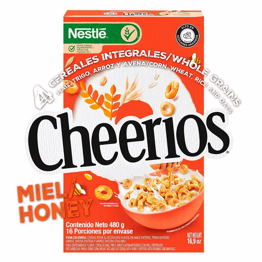 Cheerios Cereal Sabor a Miel Aros