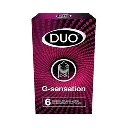 Duo Preservativos G-Sensation