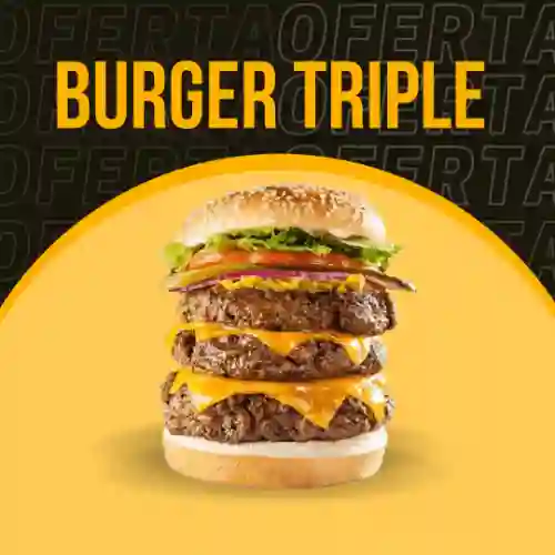 Hamburguesa Triple