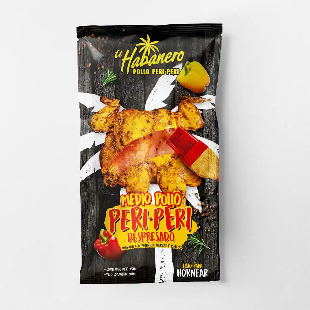 Peri Peri Medio Pollo Despresado el Habanero