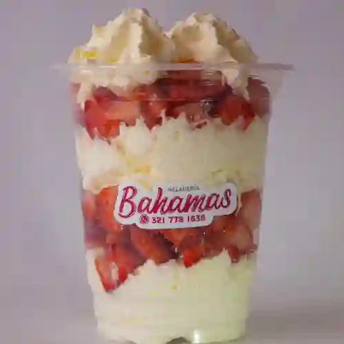 Fresas con crema personal 12oz