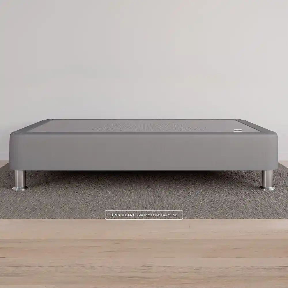 Cama Base Gris Claro 70x190 Comodisimos Esmgc0082pme14