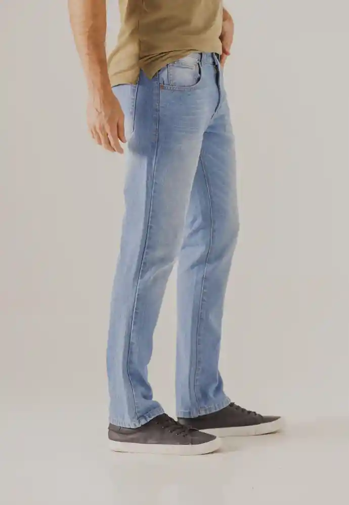 Custer Jean Ajustado Azul Talla 36