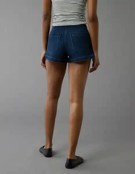 Short Mujer Azul Talla: 0 8337738 American Eagle
