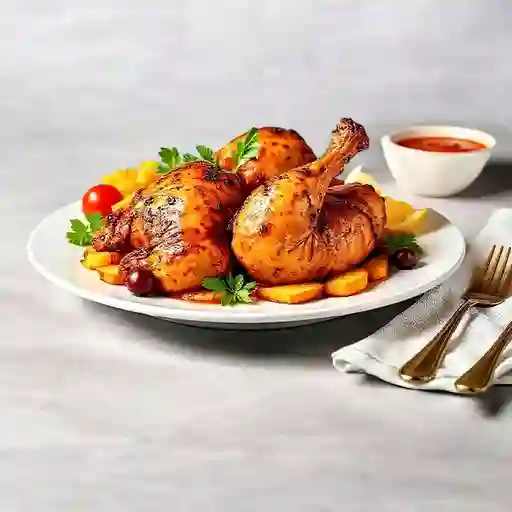 Pollo Asado Completo (2 Personas)