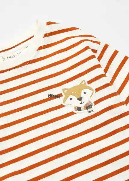 Camiseta Guineu Caramelo Talla 70 Niños Mango