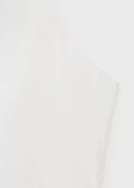 Vestido Pumpkin Blanco Talla S Mujer Mango