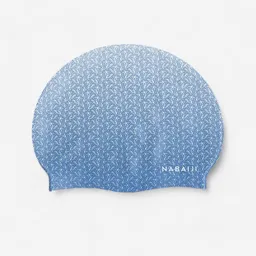 Gorro De Natación En Silicona Nabaiji 500 - Blanco/azul