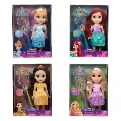 Minimuñeca Ariel Belle Cinderella Rapunzel Disney Princess