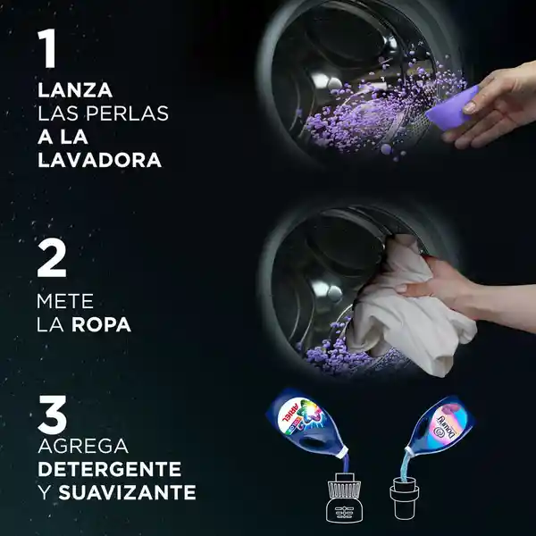 Perlas Para Ropa Downy Unstopables Lush 345 g Aroma Lavanda