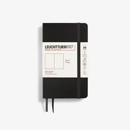 Leuchtturm1917 Cuaderno Pequeño Blanca Negro Sc