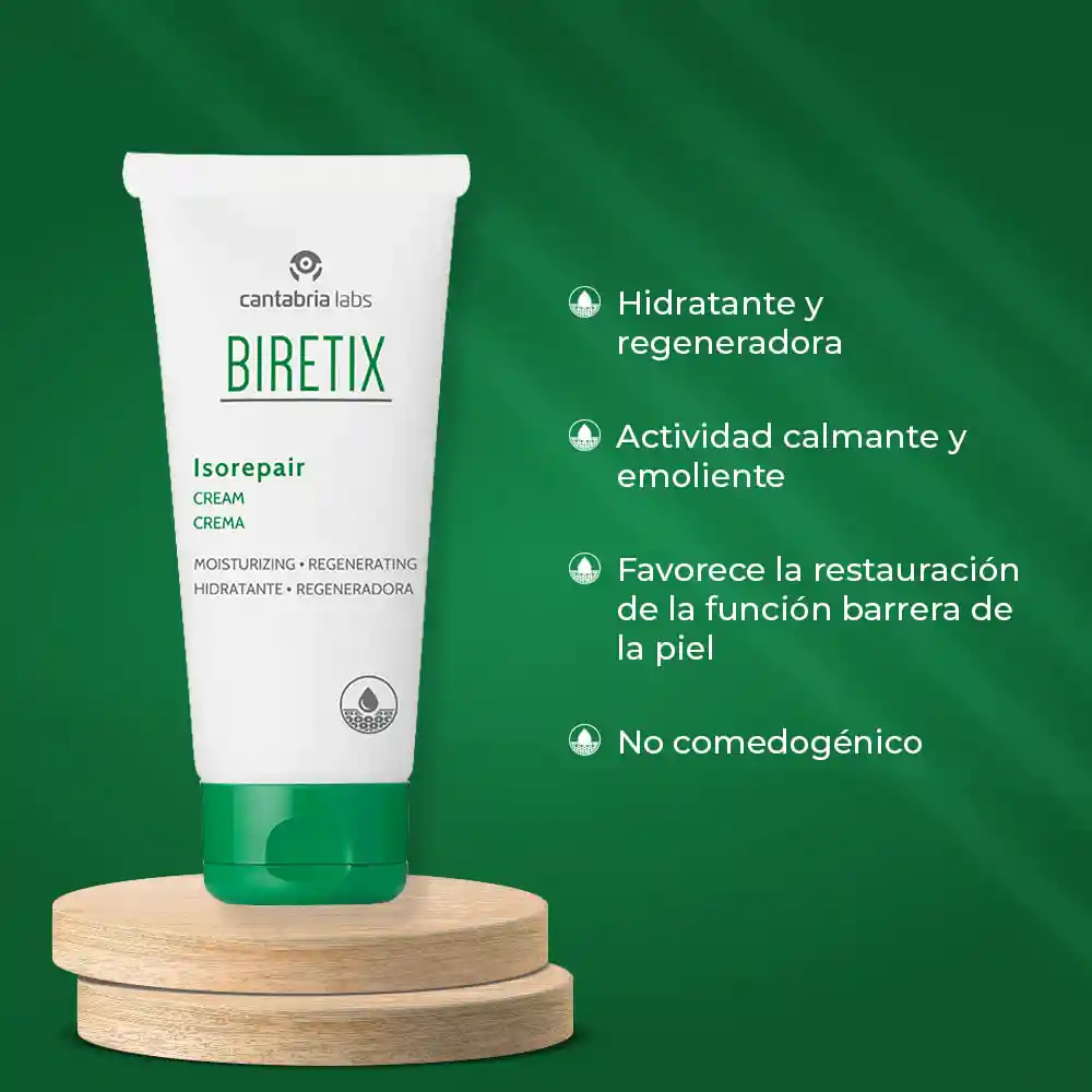 Biretix Crema Isorepair Hidratante y Regeneradora