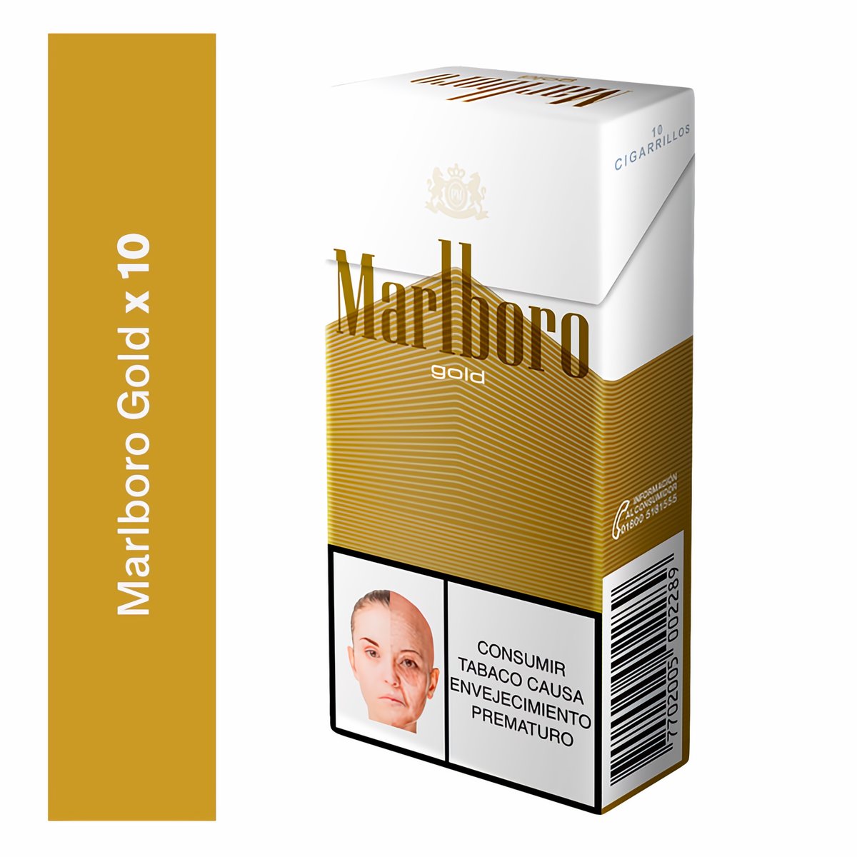 Marlboro Gold x 10 Cigarrillos Precio - Rappi