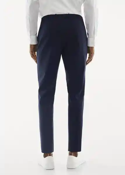 Pantalón Bologna Navy Talla 44 Hombre Mango