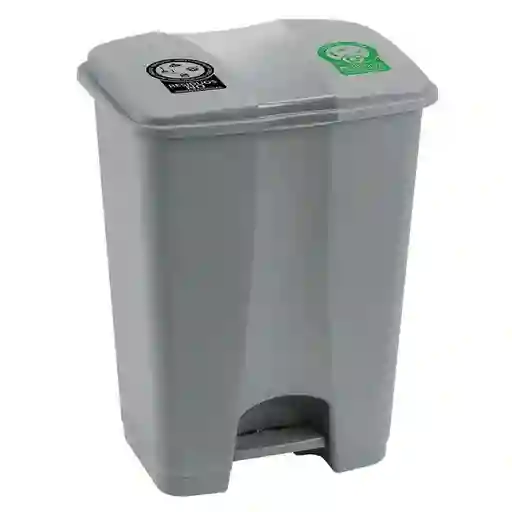 Papelera Pedal Doble Rimax 12208 Gris