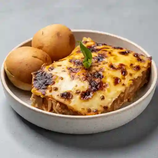 Lasagña pollo champiñon