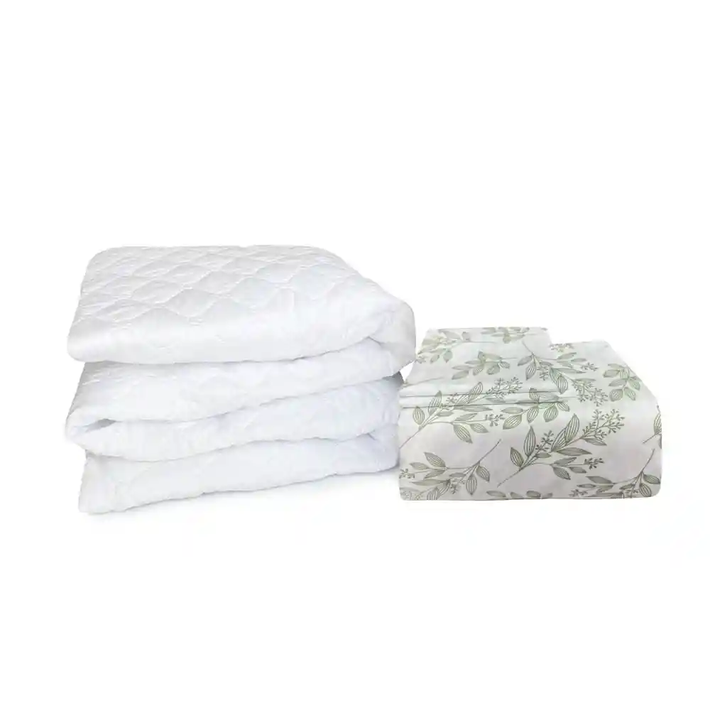 Set Protector Homewear Queen (160 X 190 Cm) N/a Poliéster Palmi