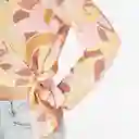 Blusa Cuello V Manga Larga Con Lazo Multicolor Talla M 694612