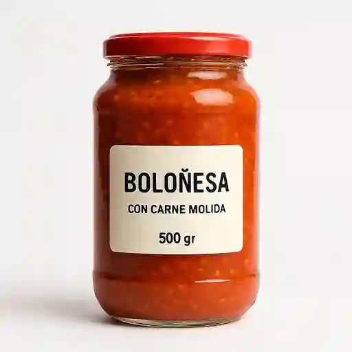 Frasco de Salsa Boloñesa 500 gr