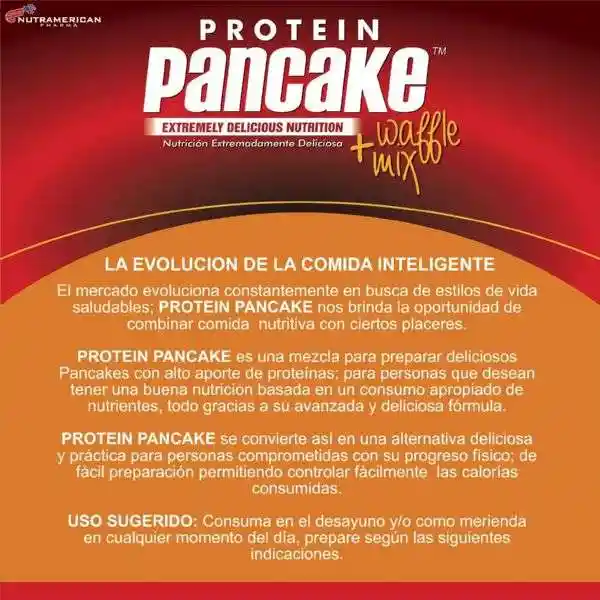 Nutramerican Mezcla Pancake Con Proteína Original