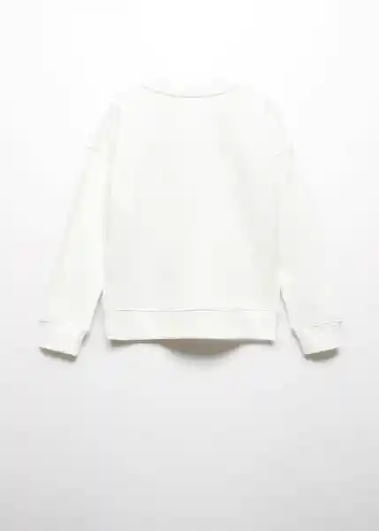 Sudadera Lavie Off White Talla 12 Niña Mango