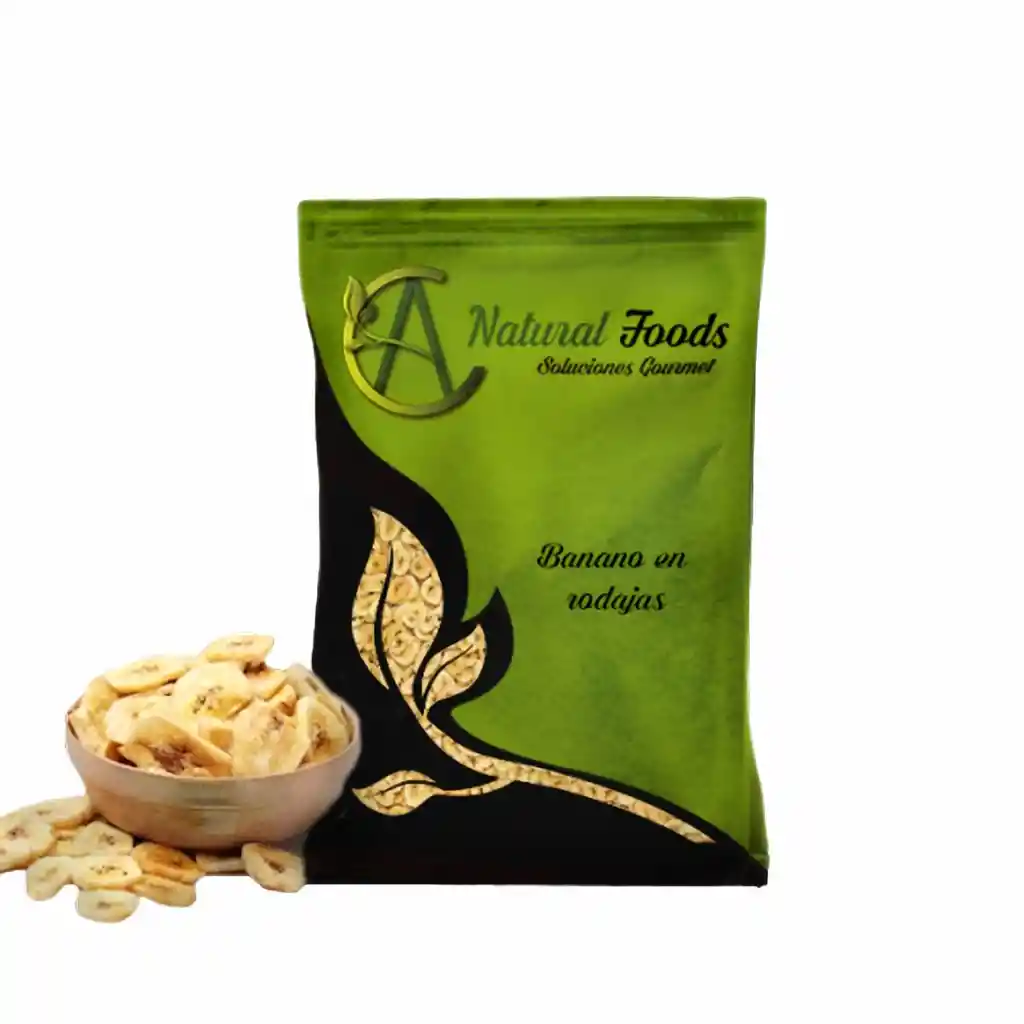 Natural Foods Banano Deshidratado en Rodajas