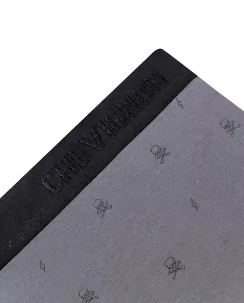 Bóxer Skull Gris Asfalto Oscuro Talla L Chevignon