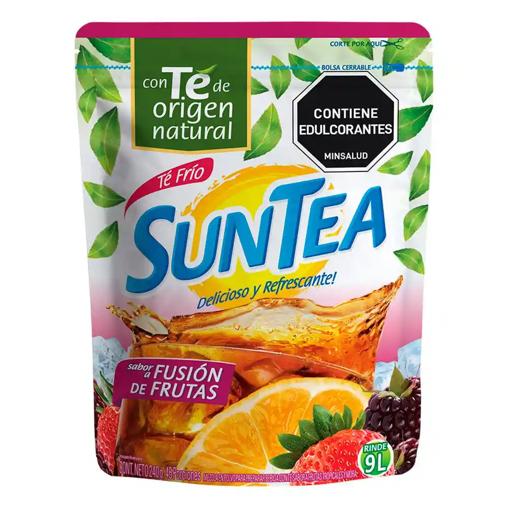 Mezcla Polvo Bebida Fusión de Frutas Suntea