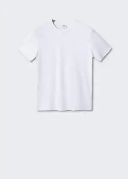 Camiseta Cherlo Blanco Talla XS Hombre Mango