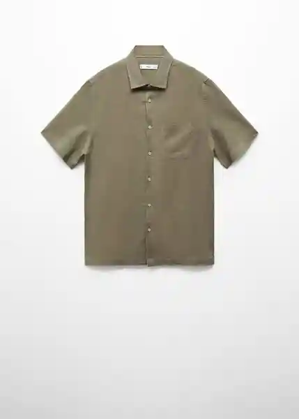 Camisa Ants Khaki Talla S Hombre Mango