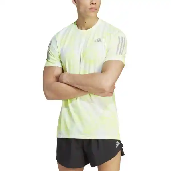 Adidas Camiseta Otr Tee Aop Para Hombre Verde Talla S